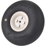 Rueda de neumático inflable, rueda de goma de neumático de 4/4, 5/5/5, 5 pulgadas para modelo de avión RC, ruedas de tren de aterrizaje